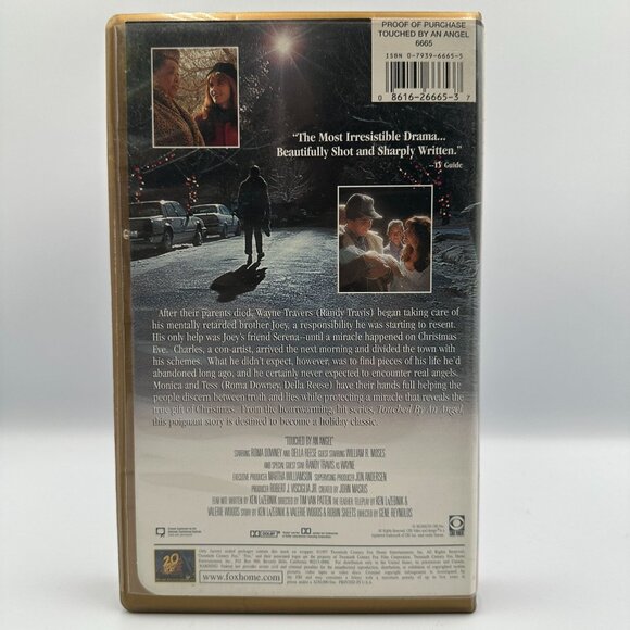 Touched By An Angel A Christmas Miracle VHS 1998 Drama Randy Travis Della Reese - Picture 2 of 3